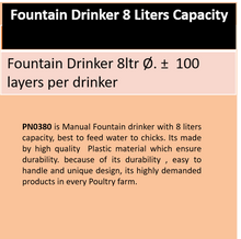 Load image into Gallery viewer, fountain drinkers_8lts-PN0380 product information