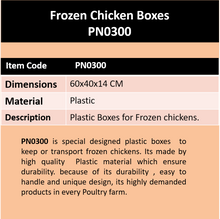 Load image into Gallery viewer, Frozen Chicken Boxes PN0300