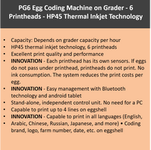 Load image into Gallery viewer, PG6 Coding Machine on Grader - 6 Printheads