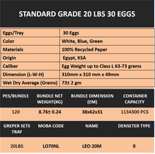 Load image into Gallery viewer, 30 Pulptray (20 LBS) XL - 120 Pcs/Bundle