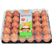 Load image into Gallery viewer, importedsarayeggbrownlarge30_sx12trays